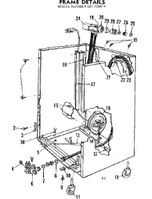 Frame Details parts for Kenmore Dishwasher 587.760614 (587760614, 587 760614) from AppliancePartsPros.com