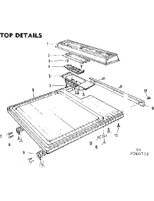 Top Details parts for Kenmore Dishwasher 587.760712 (587760712, 587 760712) from AppliancePartsPros.com