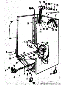Frame Details parts for Kenmore Dishwasher 587.760713 (587760713, 587 760713) from AppliancePartsPros.com