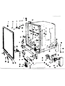 Tub Details parts for Kenmore Dishwasher 587.760713 (587760713, 587 760713) from AppliancePartsPros.com