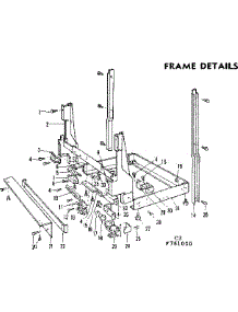 Frame Asm parts for Kenmore Dishwasher 587.761004 (587761004, 587 761004) from AppliancePartsPros.com
