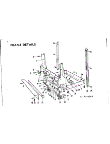Frame Assembly parts for Kenmore Dishwasher 587.761200 (587761200, 587 761200) from AppliancePartsPros.com