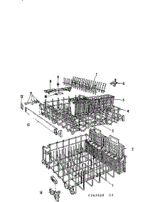 Rack Details parts for Kenmore Dishwasher 587.761400 (587761400, 587 761400) from AppliancePartsPros.com