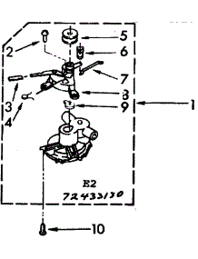 Pump Parts parts for Kenmore Washer 110.72433630 (11072433630, 110 72433630) from AppliancePartsPros.com