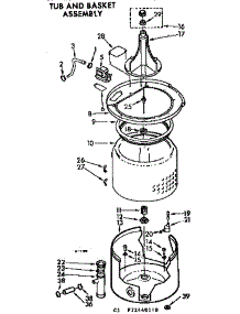 Tub And Basket Assembly parts for Kenmore Washer 110.72440410 (11072440410, 110 72440410) from AppliancePartsPros.com