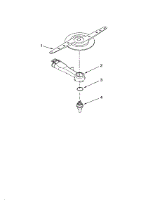 Lower Washarm Parts parts for Kenmore Dishwasher 665.13114K700 (66513114K700, 665 13114K700) from AppliancePartsPros.com