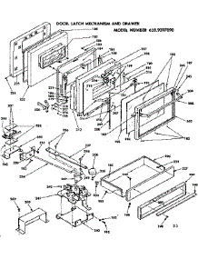 Door, Latch Mechanism And Drawer parts for Kenmore Range 628.9397890 (6289397890, 628 9397890) from AppliancePartsPros.com