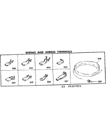 Wiring And Wiring Terminals parts for Kenmore Range 628.9397891 (6289397891, 628 9397891) from AppliancePartsPros.com