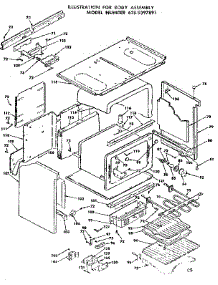 Body Assembly parts for Kenmore Range 628.9397891 (6289397891, 628 9397891) from AppliancePartsPros.com