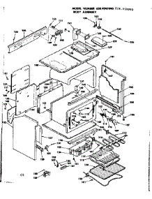 Body Assembly parts for Kenmore Range 628.9397990 (6289397990, 628 9397990) from AppliancePartsPros.com