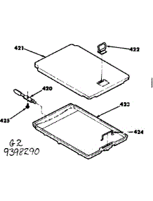Griddle Kit No. 4998050 parts for Kenmore Range 628.9398290 (6289398290, 628 9398290) from AppliancePartsPros.com