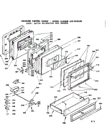 Door Latch Mechanism And Drawer parts for Kenmore Range 628.9398290 (6289398290, 628 9398290) from AppliancePartsPros.com