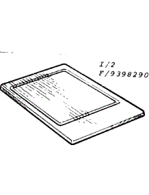 Cutting Board Kit parts for Kenmore Range 628.9398290 (6289398290, 628 9398290) from AppliancePartsPros.com