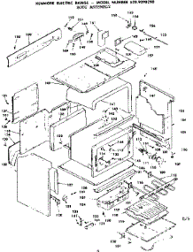 Body Assembly parts for Kenmore Range 628.9398290 (6289398290, 628 9398290) from AppliancePartsPros.com