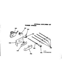 Optional Roti / Shish Kit Number 4998260 parts for Kenmore Range 628.9398390 (6289398390, 628 9398390) from AppliancePartsPros.com