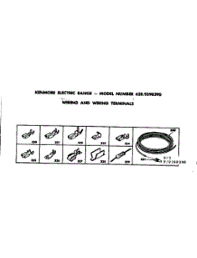Wiring And Wiring Terminals parts for Kenmore Range 628.9398390 (6289398390, 628 9398390) from AppliancePartsPros.com