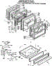Door, Latch Mechanism And Drawer Assemblies