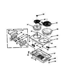Coil Top parts for Kenmore Range 628.9398490 (6289398490, 628 9398490) from AppliancePartsPros.com