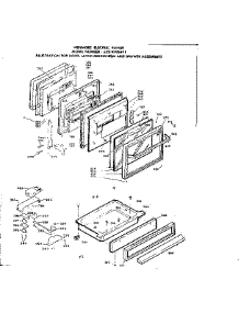 Door And Latch Mechanism And Drawer Assemblies parts for Kenmore Range 628.9398491 (6289398491, 628 9398491) from AppliancePartsPros.com