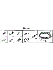 Wiring And Wiring Terminals parts for Kenmore Range 628.9398491 (6289398491, 628 9398491) from AppliancePartsPros.com