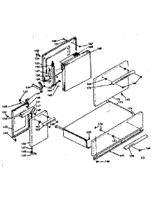 Doors & Drawer parts for Kenmore Range 628.9407360 (6289407360, 628 9407360) from AppliancePartsPros.com