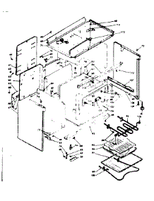 Body Assembly parts for Kenmore Range 628.9407363 (6289407363, 628 9407363) from AppliancePartsPros.com