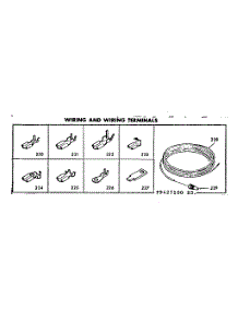 Wiring And Wiring Terminals parts for Kenmore Range 628.9427100 (6289427100, 628 9427100) from AppliancePartsPros.com