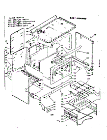 Body Assembly parts for Kenmore Range 628.9427140 (6289427140, 628 9427140) from AppliancePartsPros.com