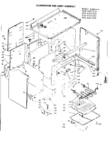 Body Assembly parts for Kenmore Range 628.9427320 (6289427320, 628 9427320) from AppliancePartsPros.com