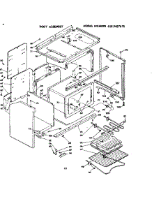 Body Assembly parts for Kenmore Range 628.9427810 (6289427810, 628 9427810) from AppliancePartsPros.com