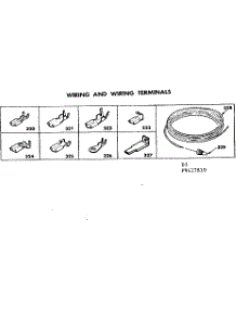 Wiring And Wiring Terminals parts for Kenmore Range 628.9427810 (6289427810, 628 9427810) from AppliancePartsPros.com