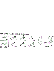 Wiring And Wiring Terminals parts for Kenmore Range 628.9437612 (6289437612, 628 9437612) from AppliancePartsPros.com