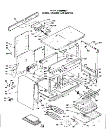 Body Assembly parts for Kenmore Range 628.9437910 (6289437910, 628 9437910) from AppliancePartsPros.com
