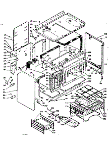 Body Assembly parts for Kenmore Range 628.9447160 (6289447160, 628 9447160) from AppliancePartsPros.com