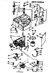 Drive System parts for Kenmore Washer 110.72490600 (11072490600, 110 72490600) from AppliancePartsPros.com