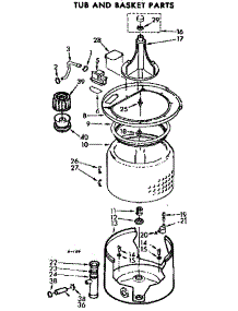Tub And Basket Parts parts for Kenmore Washer 110.72562710 (11072562710, 110 72562710) from AppliancePartsPros.com