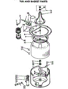 Tub And Basket Parts parts for Kenmore Washer 110.72562720 (11072562720, 110 72562720) from AppliancePartsPros.com
