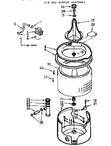 Tub And Basket Assembly parts for Kenmore Washer 110.72610110 (11072610110, 110 72610110) from AppliancePartsPros.com