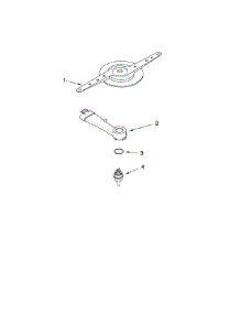 Lower Washarm Parts parts for Kenmore Dishwasher 665.13734K602 (66513734K602, 665 13734K602) from AppliancePartsPros.com