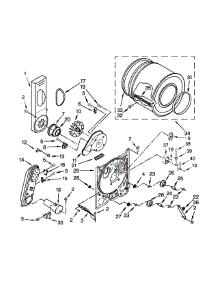 Bulkhead Parts parts for Kenmore Dryer 110.75202310 (11075202310, 110 75202310) from AppliancePartsPros.com