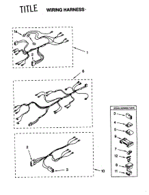 Wiring Harness parts for Kenmore Dryer 110.76058691 (11076058691, 110 76058691) from AppliancePartsPros.com