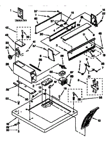Top And Console parts for Kenmore Dryer 110.76071690 (11076071690, 110 76071690) from AppliancePartsPros.com
