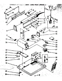Top And Console Parts parts for Kenmore Dryer 110.76409150 (11076409150, 110 76409150) from AppliancePartsPros.com