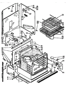 Upper Oven Parts parts for Kenmore Range 664.4428916 (6644428916, 664 4428916) from AppliancePartsPros.com