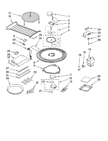 Magnetron And Turntable Parts parts for Kenmore Microwave 664.63783600 (66463783600, 664 63783600) from AppliancePartsPros.com