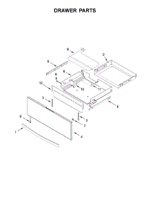 Drawer Parts parts for Kenmore Range 664.95223710 (66495223710, 664 95223710) from AppliancePartsPros.com
