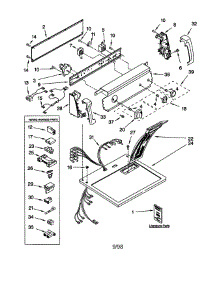 Top And Console parts for Kenmore Dryer 110.76712695 (11076712695, 110 76712695) from AppliancePartsPros.com