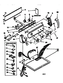 Top And Console parts for Kenmore Dryer 110.76801691 (11076801691, 110 76801691) from AppliancePartsPros.com