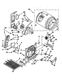 Bulkhead parts for Kenmore Dryer 110.76814694 (11076814694, 110 76814694) from AppliancePartsPros.com