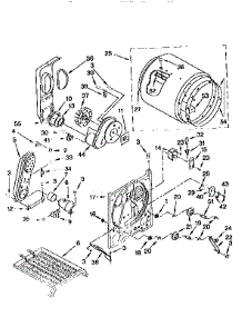 Bulkhead parts for Kenmore Dryer 110.76822693 (11076822693, 110 76822693) from AppliancePartsPros.com